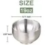 Devico 18/8 Stainless Steel Bowl, 19oz Metal Rice Cereal Serving Bowls, Double Walled Katori for Kids Baby Children, Matte Finish BPA-free, Set of 4 Devico 18/8 Stainless Steel Bowl, 19oz Metal Rice Cereal Serving Bowls, Double Walled Katori for Kids Baby Children, Matte Finish BPA-free, Set of 4
