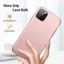 TORRAS Slim Fit Compatible for iPhone 11 Pro Max Case, Ultra Thin Lightweight Silky Smooth Touch Matte Finish Grip Hard Plastic Minimalist Compatible for iPhone 11 ProMax case, Rose Gold