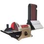BUCKTOOL BD4801 Bench Belt Sander 4 in. x 36 in. Belt and 8 in. Disc Sander with 3/4HP Direct-drive Motor