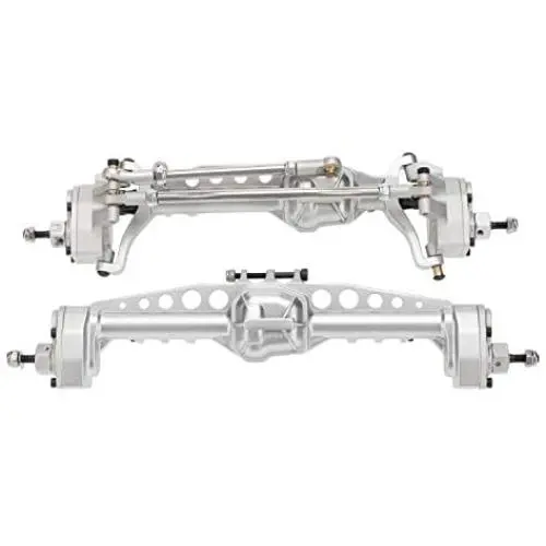 Ky-RC Metal Front and Rear Portal Axles for 1/10 RC Crawler Car Axial SCX10 III Axle Upgrade Part (Silvery) Ky-RC Metal Front and Rear Portal Axles for 1/10 RC Crawler Car Axial SCX10 III Axle Upgrade Part (Silvery)