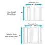 Safety 1st Easy Install Metal Baby Gate with Pressure Mount Fastening (White), Pack of 1 Safety 1st Easy Install Metal Baby Gate with Pressure Mount Fastening (White), Pack of 1