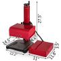 Happibuy Pneumatic Marking Machine 170x110 mm Pneumatic Metal Marking Machine Tool 110V Pneumatic Dot Peen Marking Machine for Metal Parts(170x110 mm)