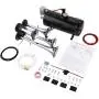4 Air Horn Trumpet for Car Truck Train, 150DB Super Loud Train Horns kit for Trucks Van Boat, with 120 PSI 12V Compressor and Gauge 4 Air Horn Trumpet for Car Truck Train, 150DB Super Loud Train Horns kit for Trucks Van Boat, with 120 PSI 12V Compressor and Gauge