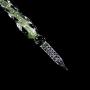 Molshine Handmade High Borosilicate Glass Glass Dip Pen Glass Signature Pen Business Present (green)
