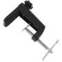 Replacement Aluminum Alloy Cantilever Bracket C-Clamp 1/2 Inch 1.2CM Hole Diameter(Adjustable Thumb Screws) And Non-Slip Mat For Mic Stand/Table Lamp Desk Clamp