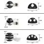 16 Pack OHill Multipurpose Cable Clips Holders for Organizing Cable Cords Home and Office, Self Adhesive Cord Holders 16 Pack OHill Multipurpose Cable Clips Holders for Organizing Cable Cords Home and Office, Self Adhesive Cord Holders