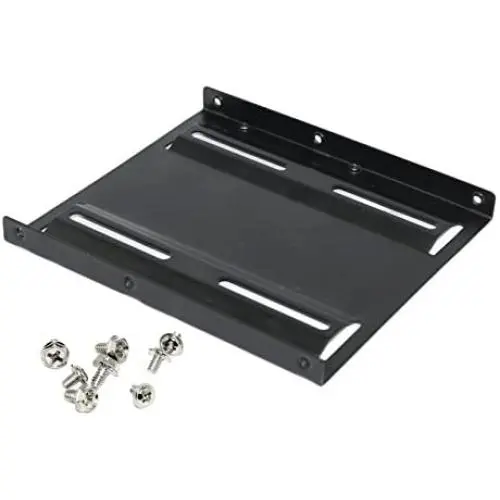 2.5'' to 3.5'' Bay SSD HDD Notebook Hard Disk Drive Metal Black Mounting Bracket Adapter Tray Kit 2.5'' to 3.5'' Bay SSD HDD Notebook Hard Disk Drive Metal Black Mounting Bracket Adapter Tray Kit