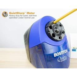 Bostitch QuietSharp 6 Heavy Duty Classroom Electric Pencil Sharpener, 6-Holes, Blue (EPS10HC)