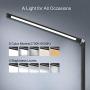 Multifunctional LED Desk Lamp with Wireless Charger, USB Charging Port, 5 Lighting Modes,5 Brightness Levels, Sensitive Control, 30/60 min Auto Timer, Eye-Caring Office Lamp with Adapter