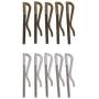 dailymall 10Pieces Silver Money Clip Bar Wallet Replace Parts Spring Clamp Cash Holder
