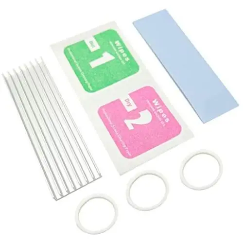 XT-XINTE Aluminum Cooling Heat Sink Thermal Pads Heat Dissipation Radiator for M.2 for NGFF SATA PCI-E for NVME SSD Heatsink (6mm Silver,1 Pcs) XT-XINTE Aluminum Cooling Heat Sink Thermal Pads Heat Dissipation Radiator for M.2 for NGFF SATA PCI-E for NVME SSD Heatsink (6mm Silver,1 Pcs)