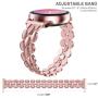TOTOUTHS Compatible with Samsung Galaxy 42mm/Galaxy Watch 3 41mm Band Women Bracelet Replacement Galaxy Active 40mm/Gear S2 Classic/Gear Sport Metal Strap Wristband 20mm (Galaxy Active 2 Rose Gold)