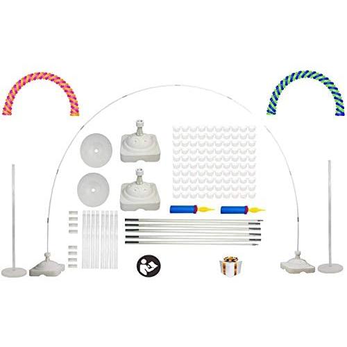 LANGXUN Large Size Balloon Arch Kit And Balloon Column Stand Kit For Birthday Decorations Wedding Decorations Event Party Supplies Graduation Party Decorations