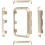 Leotop Compatible with Apple Watch Case 38mm, Metal Bumper Protective Cover Frame Accessories Women Girl Bling Shiny Crystal Rhinestone Diamond Compatible iWatch Series 3/2/1(Diamond Gold, 38mm)