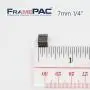V Nails for Hardwood Picture Frames - 7mm (1/4 Inch) - [4000 V-Nail Pack, Stacked] - Universal (UNI) - Ultra Strong Vnail Wedges for Picture Framing - Joining Picture Frame Corners