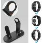 OLEBR Charging Stand 3 in 1 Compatible with AirPods, iWatch Series 6/SE/5/4/3/2/1,Phone 12/12 Pro/ 12 Pro Max/11/11 Pro/11 Pro Max/Xs/X Max/XR/X/8/8Plus/7/7 Plus /6S /6S Plus-Black