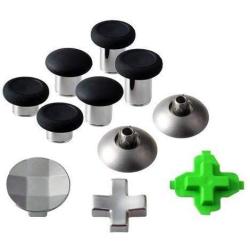 Xbox Elite Controller Replacement Parts & Modding Kit, Metal Magnetic Thumbsticks Swap Replacements for Xbox One, PS4, Nintendo Switch Pro Controller - 11-Pack Replacement Kit