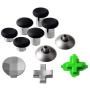 Xbox Elite Controller Replacement Parts & Modding Kit, Metal Magnetic Thumbsticks Swap Replacements for Xbox One, PS4, Nintendo Switch Pro Controller - 11-Pack Replacement Kit