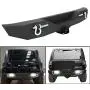 Rear Bumper Textured Black w/2'' Hitch Receiver For 2007-2018 Jeep Wrangler JK