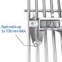 X Home 15 Inch Heavy Stainless Grill Grate for Weber Genesis Silver A, Spirit 200 Series with Side-Control, Spirit 500, Universal for Weber 65904, 7521 7522,7523