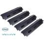 Unicook Porcelain Grill Heat Plate 4 Pack, Grill Replacement Parts, 14 5/8'' L Steel Heat Tent, Heat Shield Plate, Grill Burner Cover, Flame Tamer, Flavorizer Bar for BBQ Gas Grill