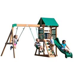 Backyard Discovery Buckley Hill Wooden Swing Set