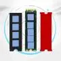 JEYI NVME NGFF M.2 SSD Heatsink Aluminum Alloy Sheet Thermal Conductivity Silicon Wafer Cooling Fan (Red)