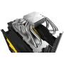 Reeven Okeanos 140mm Air CPU Cooler, Twin Heatsinks/PWM Fans with 6 Heatpipes, Intel LGA1151, AMD