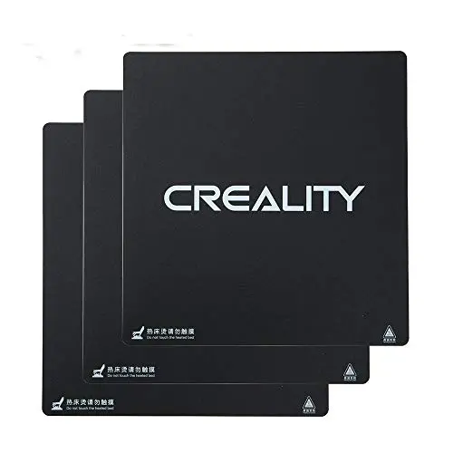 Creality Original Replacement 3D Printer Build Surface Heat Bed Platform Sticker Sheet for CR-X CR-10S Pro 3D Printer 320X310MM (Pack of 3) Creality Original Replacement 3D Printer Build Surface Heat Bed Platform Sticker Sheet for CR-X CR-10S Pro 3D Printer 320X310MM (Pack of 3)