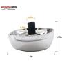 Burner Control Knob WB03T10325 Metal Stove Knobs for General Electric GE ACooktop/Stove/Oven Knobs-Replace AP5690210 PS3510510 (5Pack)