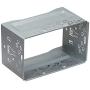 PUMPKIN Universal Double Din Mounting Metal Installation Kit Fitting Cage for 2 DIN in Dash Car Stereo Radio