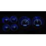 Dakota Digital 73 - 87 Chevy GMC Pickup Truck VHX Analog Dash Gauges Black Alloy Blue VHX-73C-PU-K-B