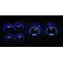 Dakota Digital 73 - 87 Chevy GMC Pickup Truck VHX Analog Dash Gauges Black Alloy Blue VHX-73C-PU-K-B