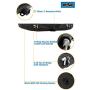 EAG Full Width Rear Bumper with Parking Sensor Mount Bracket and D-Ring Fit for 18-21 Wrangler JL