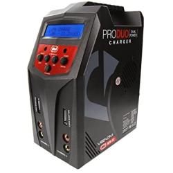 Venom Pro Duo LiPo Battery Charger | 80W X2 AC DC 7A NiMH LiHV LiPo Balance Charger Discharger with Charger Adapter | LiPo 1S to 6S Airsoft, Drone, RC Battery Charger