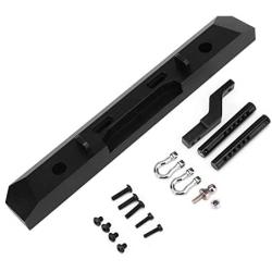 Demeras Remote Control Car Metal Bumper Rc Rear Bumper Guard Spare Upgrade Parts for RGT 1/10 Truck Overland Rock Cruiser EX86100