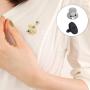 60 Pieces Pin Backs, AFUNTA 30 Pcs Metal & 30 Pcs Rubber Pin Backs Locking Pin, Replacement Pin Backs Keepers - Silver & Black