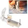 6 Pieces Large Metal Darning Sewing Machine Presser Foot Free-Motion Quilting Embroidery Presser Foot Close Toe Open Toe Quilting Foot Compatible with Brother Singer Janome Babylock Low Shank