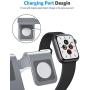 Apple Watch Stand, OMOTON 2 in 1 Universal Desktop Stand Holder for iPhone and Apple Watch Series 5/4/3/2/1 (Both 38mm/40mm/42mm/44mm) (Grey)