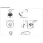 Pfister 8P8-WS2-JDSGS Jaida Tub and shower faucet with Adjustable Spray Width, Spot Defense Brushed Nickel