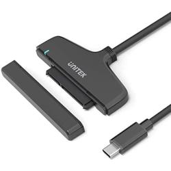 Unitek USB C Hard Drive Adapter, USB Type-C 3.1 to SATA III Hard Drive Converter Cable for 2.5 inch SATA HDD/SSD Hard Disk and Solid State Drives, Support UASP