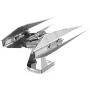 Fascinations Metal Earth Star Wars The Last Jedi Kylo Rens TIE Silencer 3D Metal Model Kit