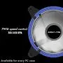 EZDIY-FAB 120mm PWM Blue LED Fan, Dual-Frame LED Case Fan for PC Cases, High Airflow Quiet,CPU Coolers, and Radiators,4-Pin-3-Pack EZDIY-FAB 120mm PWM Blue LED Fan, Dual-Frame LED Case Fan for PC Cases, High Airflow Quiet,CPU Coolers, and Radiators,4-Pin-3-Pack