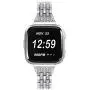 bayite Slim Bling Bands Compatible with Fitbit Versa/Versa 2/Versa Lite Smartwatch, Dressy Metal Bracelet Jewelry Wristband Women bayite Slim Bling Bands Compatible with Fitbit Versa/Versa 2/Versa Lite Smartwatch, Dressy Metal Bracelet Jewelry Wristband Women