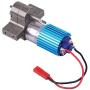 Metal Speed Change Gear Box with 370 Brush Motor for WPL 1633 RC Car(Grey)