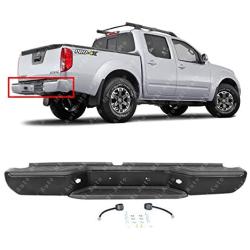 MBI AUTO - Primered, Steel Rear Step Bumper Assembly for 2005-2019 Nissan Frontier Pickup Truck 05-19, NI1103115