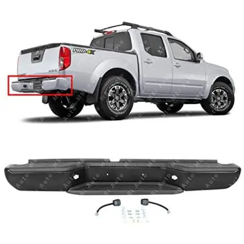 MBI AUTO - Primered, Steel Rear Step Bumper Assembly for 2005-2019 Nissan Frontier Pickup Truck 05-19, NI1103115 MBI AUTO - Primered, Steel Rear Step Bumper Assembly for 2005-2019 Nissan Frontier Pickup Truck 05-19, NI1103115