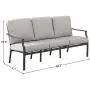 Amazon Brand - Ravenna Home Archer Steel-Framed Outdoor Patio Plush 3-Seater Sofa with Removable, Water-Resistant Cushions, 68.5''W, Gray Amazon Brand - Ravenna Home Archer Steel-Framed Outdoor Patio Plush 3-Seater Sofa with Removable, Water-Resistant Cushions, 68.5''W, Gray
