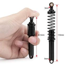 RCLions Metal 110mm RC Shock Absorber Damper for 1/10th Scale RC Crawlers Car TRX4 SCX10 Wraith D90