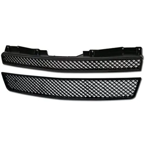 R&L Racing Black Finished Mesh Front Grill Hood Bumper Grille Compatible With 2007-2014 for Chevy Tahoe/Suburban/Avalanche R&L Racing Black Finished Mesh Front Grill Hood Bumper Grille Compatible With 2007-2014 for Chevy Tahoe/Suburban/Avalanche
